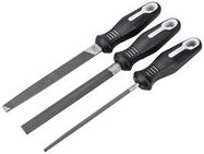 BASTARD FILE SET W/ HANDLE, 152.4MM, 3PC