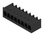 TERMINAL BLOCK, HEADER, R/A, 8POS, TH