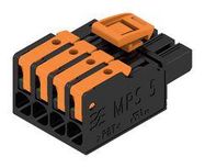 TERMINAL BLOCK, PLUGGABLE, 4POS, 14AWG