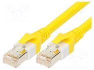 Patch cord; S/FTP; 6; stranded; Cu; PUR; yellow; 16m; 26AWG; Cores: 8 HARTING