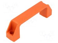 Holder; technopolymer PA; orange; H: 41mm; L: 137mm; W: 26mm; handle ELESA+GANTER