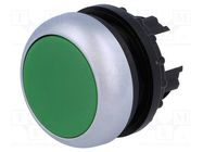 Switch: push-button; 22mm; Stabl.pos: 1; green; none; IP67; flat EATON ELECTRIC