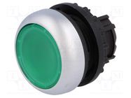 Switch: push-button; 22mm; Stabl.pos: 1; green; M22-FLED,M22-LED EATON ELECTRIC