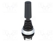 Switch: joystick; 22mm; Stabl.pos: 1; black; none; IP66; RMQ-Titan 