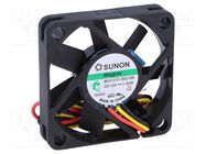 Fan: DC; axial; 12VDC; 45x45x10mm; 19.9m3/h; 32.5dBA; Vapo; 26AWG SUNON