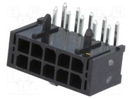 Connector: wire-board; socket; male; MF30; 3mm; PIN: 10; THT; 5A; 10mΩ AMPHENOL COMMUNICATIONS SOLUTIONS