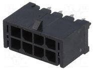 Connector: wire-board; socket; male; MF30; 3mm; PIN: 8; THT; PCB snap AMPHENOL COMMUNICATIONS SOLUTIONS