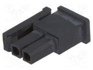 Connector: wire-board; plug; female; MF30; 3mm; PIN: 2; w/o contacts AMPHENOL COMMUNICATIONS SOLUTIONS