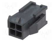 Connector: wire-board; plug; male; MF30; 3mm; PIN: 4; w/o contacts Amphenol Communications Solutions