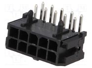 Connector: wire-board; socket; male; 3mm; PIN: 10; THT; 5A; 10mΩ NINIGI