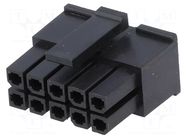 Connector: wire-board; plug; female; PIN: 10; for cable; 3mm; 2x5; 5A NINIGI