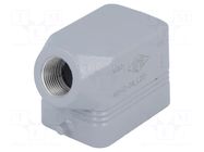 Enclosure for connectors: HDC; size 44.27; for cable; for latch ILME