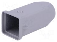Enclosure for connectors: HDC; size 21.21; for cable; for latch ILME