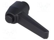 Lever; adjustable; Thread len: 10mm; Lever length: 50mm ELESA+GANTER