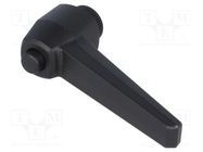 Lever; adjustable; Thread len: 13mm; Lever length: 73mm ELESA+GANTER