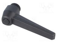 Lever; adjustable; Thread len: 20mm; Lever length: 114mm ELESA+GANTER