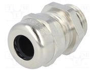 Cable gland; with earthing; M16; 1.5; IP68; brass 