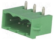 Pluggable terminal block; 5.08mm; ways: 3; angled 90°; socket PHOENIX CONTACT