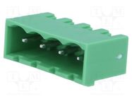 Pluggable terminal block; 5.08mm; ways: 4; straight; socket; male 