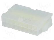 Connector: wire-wire; plug; male; PIN: 16; Mini-Fit Jr; crimped MOLEX