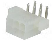Connector: wire-board; socket; male; PIN: 6; Mini-Fit Jr; 9A; THT MOLEX