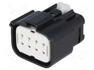 Connector: automotive; plug; female; MX150L; 600V; PIN: 8; IP67 MOLEX