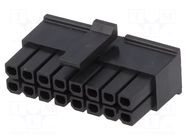 Connector: wire-board; plug; female; PIN: 16; Micro-Fit 3.0; 3mm MOLEX