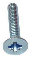 SCREW, FLAT/CSK HEAD POZIDRIV, M2.5, 6MM