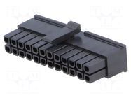Connector: wire-board; plug; female; PIN: 24; Micro-Fit 3.0; 3mm MOLEX