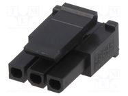 Connector: wire-board; plug; female; Micro-Fit 3.0; 3mm; PIN: 3 MOLEX