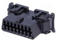 Connector: diagnostic OBD II; plug/socket; female; 30V; PIN: 16 MOLEX