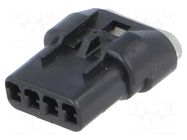 Connector: wire-wire; plug; female; Mizu-P25; PIN: 3; IP67; 4A; 125V MOLEX