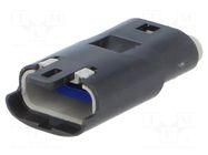 Connector: wire-wire; plug; male; Mizu-P25; PIN: 3; IP67; for cable MOLEX