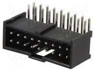 Connector: rectangular; socket; male; PIN: 18; C-Grid III; THT; 2x9 MOLEX