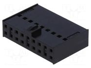 Connector: wire-board; plug; female; PIN: 18; C-Grid III; for cable MOLEX