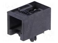 Connector: RJ9; socket; PIN: 4; Cat: 3; low profile; 4p4c; THT MOLEX