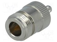 Connector: N; plug; female; straight; 50Ω; crimped; for cable; PTFE AMPHENOL RF