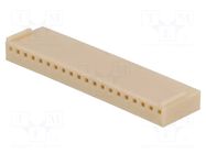 Connector: wire-board; plug; female; PIN: 20; NS25; 3A; 250V; 2.54mm NINIGI