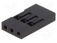 Connector: pin strips; plug; NSR/NDR; female/male; PIN: 3; 2.54mm NINIGI