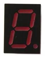 LED 7-SEG DISPLAY, 10MM, RED, 1.2MCD