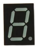 LED 7-SEG DISPLAY, 10MM, GREEN, 3.5MCD