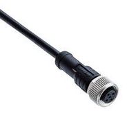 SENSOR CORD, 5P M12 RCPT-FREE END, 1M