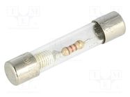 Fuse: fuse; time-lag; 62mA; 250VAC; cylindrical,glass; 6.3x32mm LITTELFUSE