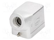 Enclosure: for HDC connectors; Han® EMC/B,Han® High Temp; M20 HARTING