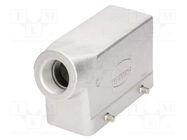 Enclosure: for HDC connectors; Han® EMC/B,Han® High Temp; M25 HARTING