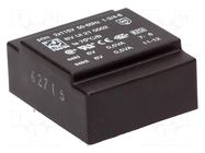Transformer: encapsulated; 1VA; 115VACx2; 6V; 6V; 82mA; 82mA; PCB HAHN