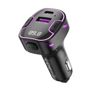 Car charger XO BCC12 Bluetooth MP3+5V3.1A 15W (black), XO