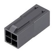 CONN HOUSING, PLUG, 4POS, 2ROW, 4.2MM