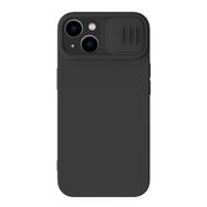 Nillkin CamShield Silky Silicone Case for iPhone 15 Plus (black), Nillkin