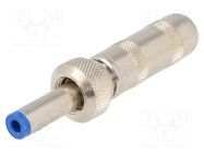 Connector: DC supply; plug; female; for cable; soldering; 11A SWITCHCRAFT